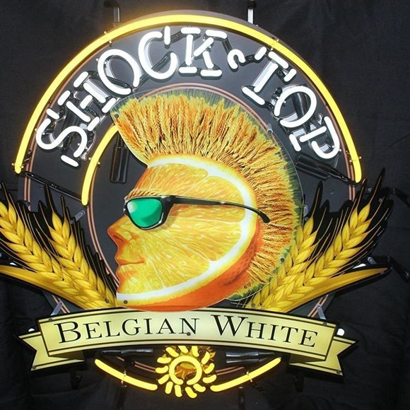 Shock Top Belgian White Neon Sign - Picture 1 of 4
